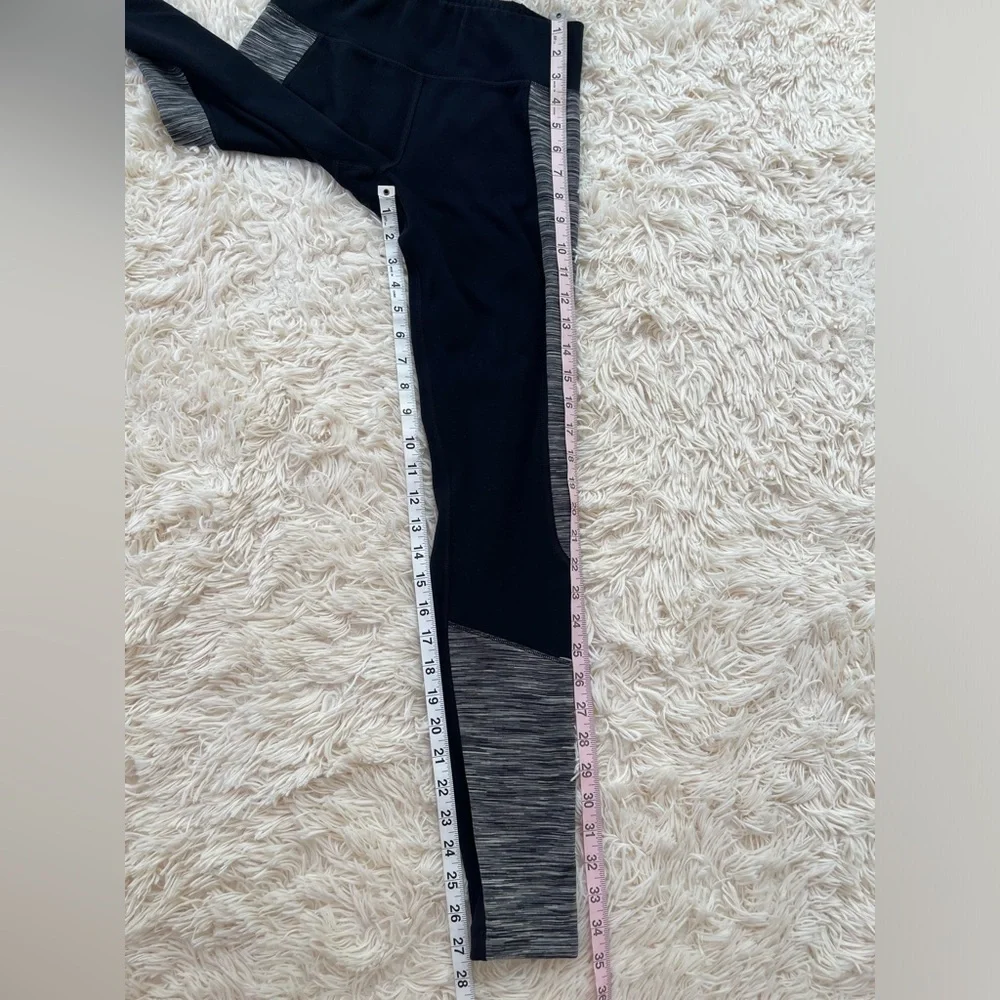 Sweaty Betty Trail Tights leggings mid rise black back pocket size XS